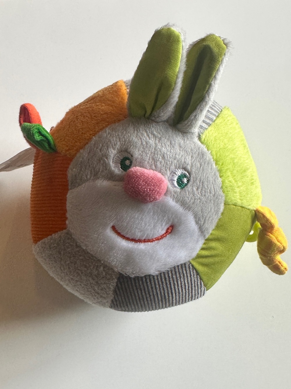 Haba Bunny Rabbit Plush Baby Ball Toy